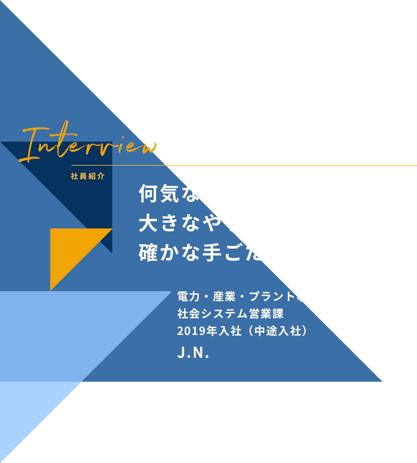 Interview 社員紹介